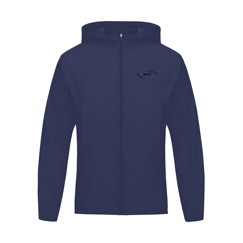 Veste légère à capuche – Arvo – coloris bleu foncé