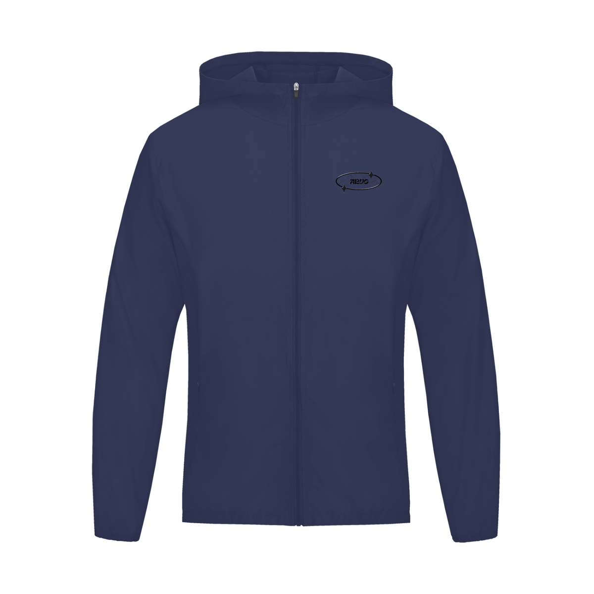 Veste légère à capuche – Arvo – coloris bleu foncé