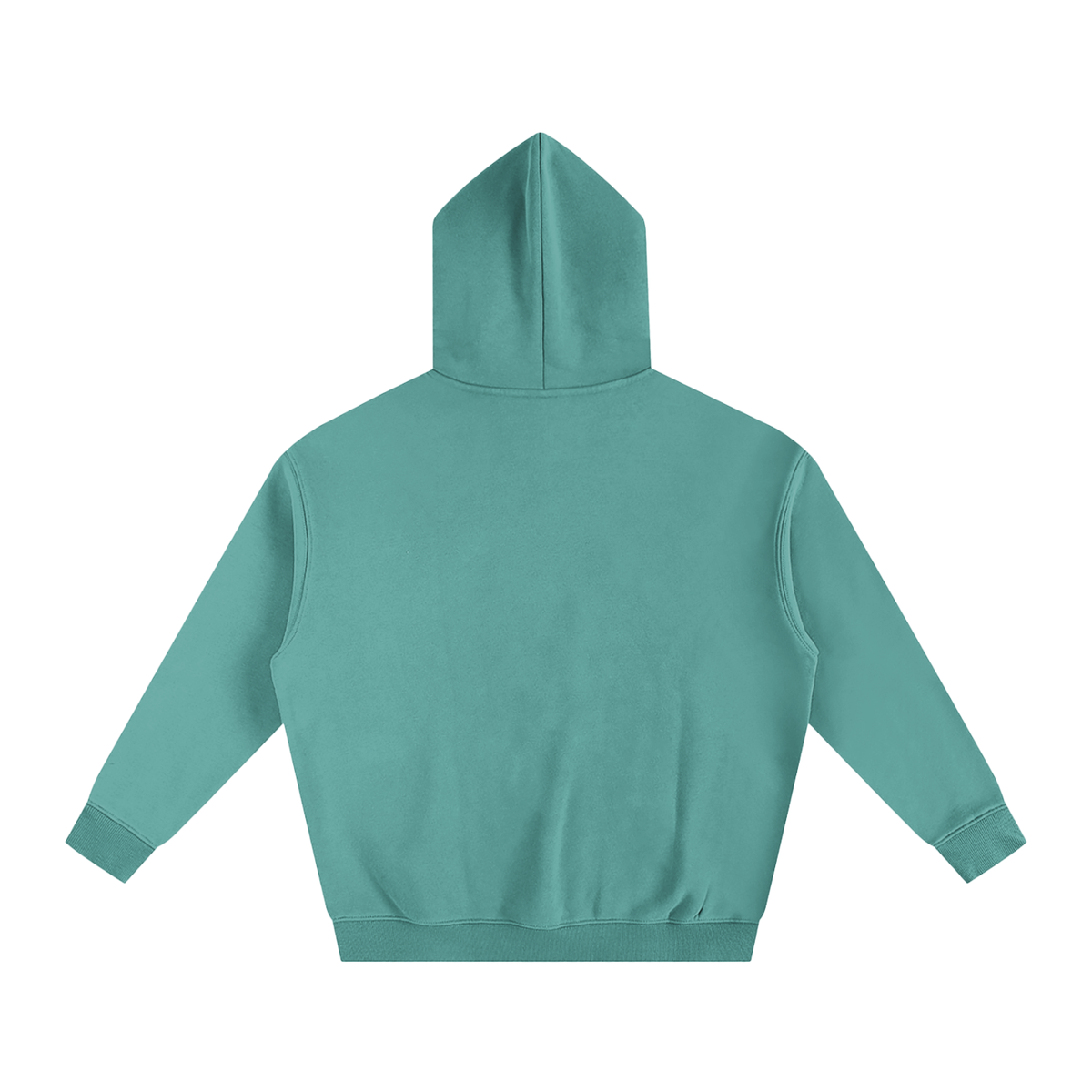 Sweat à capuche oversize molletonné – Arvo – coloris vert moyen