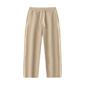Jogging droit à bandes latérales – coloris kaki