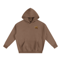 Sweat à capuche oversize molletonné – Teddy – coloris marron