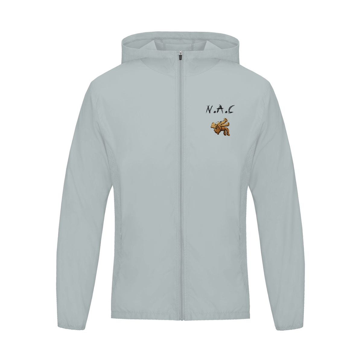 Veste légère à capuche – N.A.C – coloris gris clair