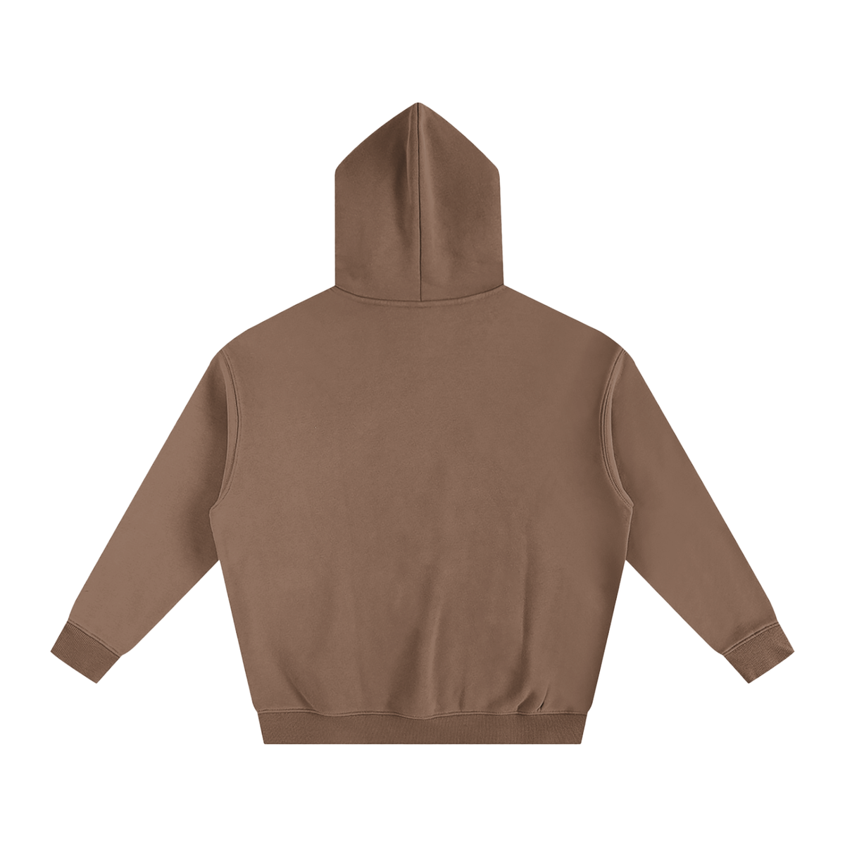 Sweat à capuche oversize molletonné – Arvo – coloris marron