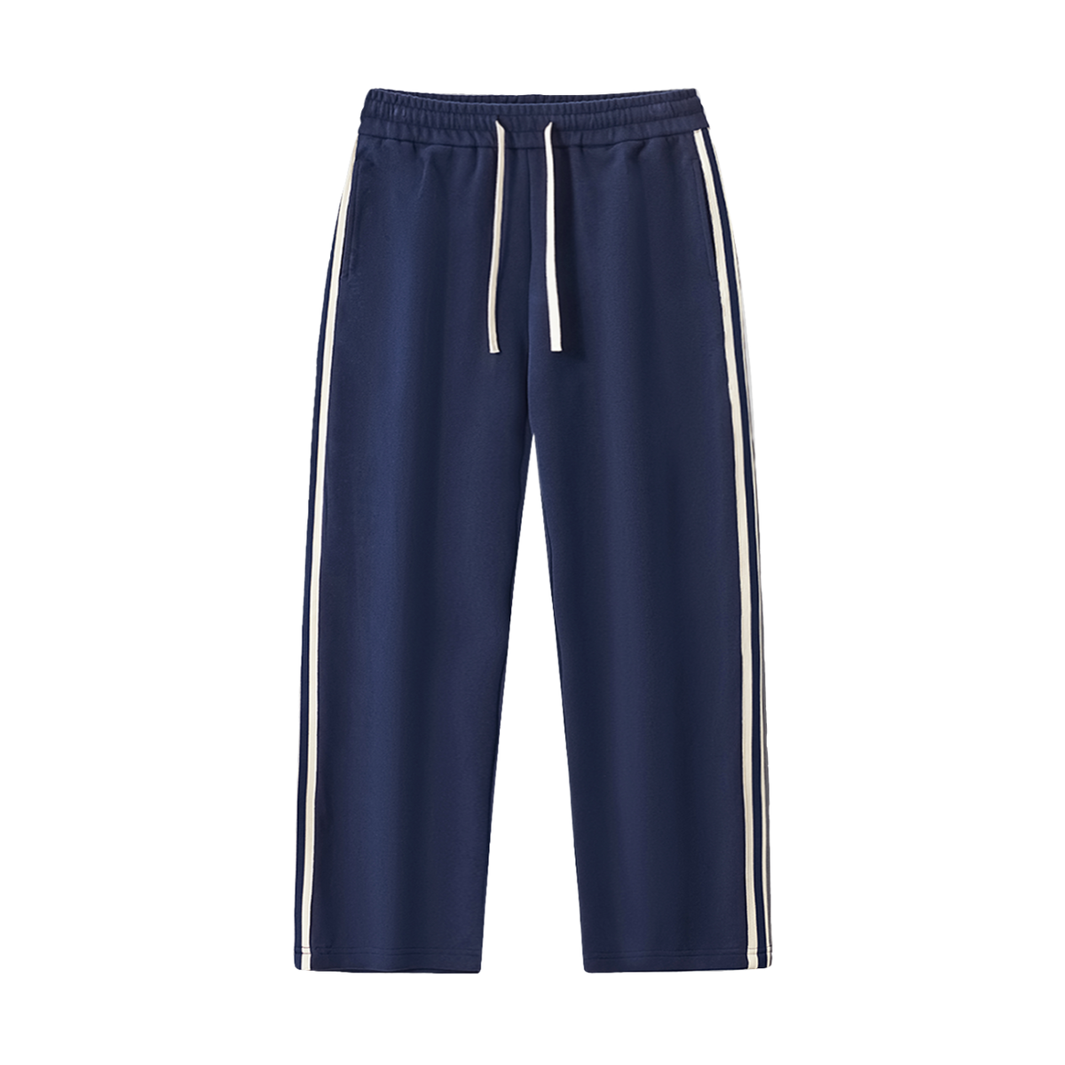 Jogging droit à bandes latérales – coloris bleu roi