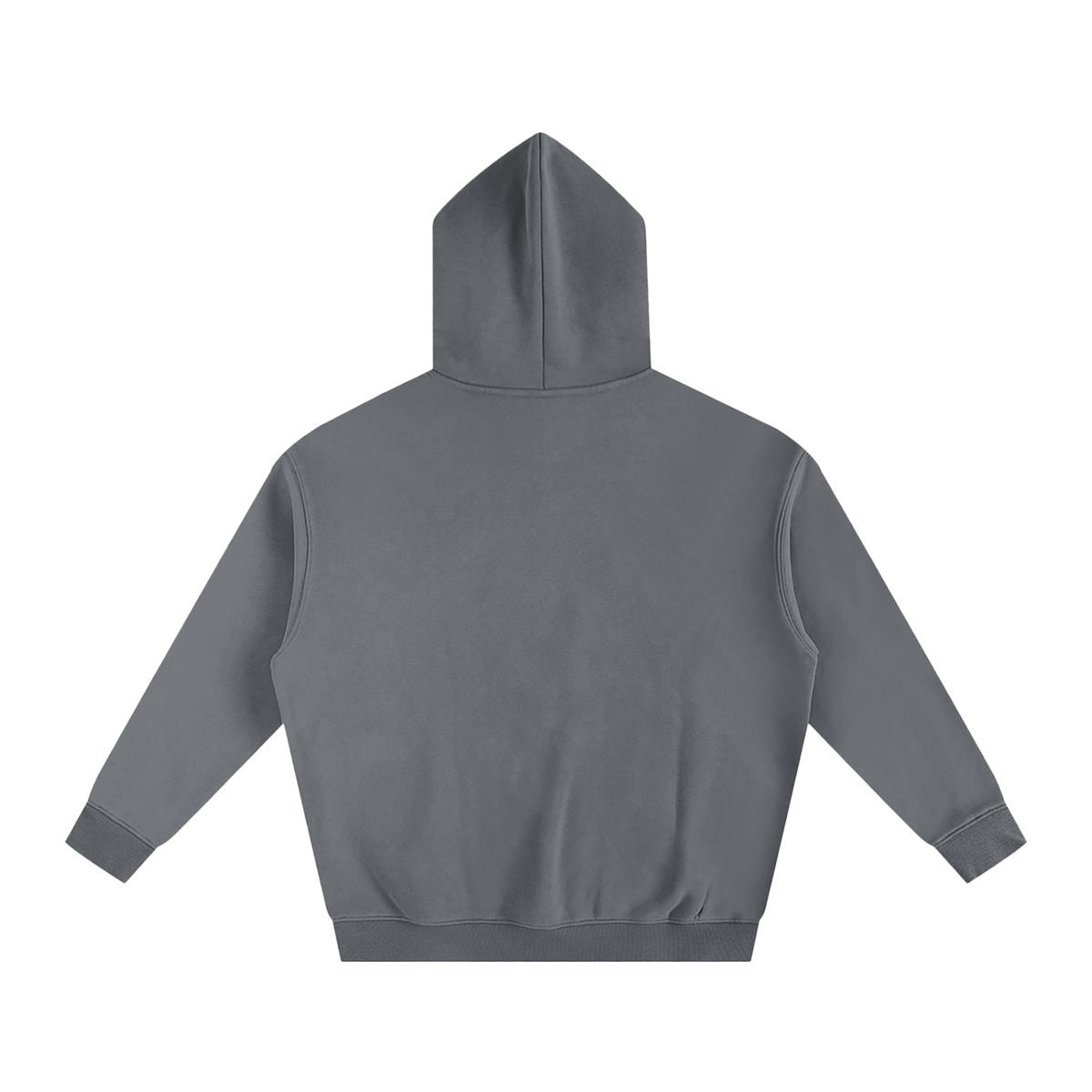 Sweat à capuche oversize molletonné – Teddy – coloris gris