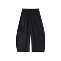 Pantalon barrel fluide – Arvo – coloris noir