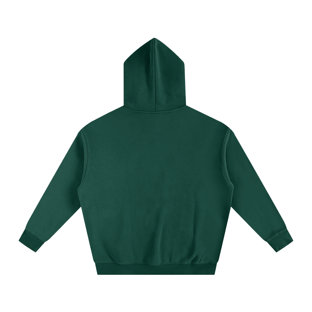 Sweat à capuche oversize molletonné – Teddy – coloris vert Eden