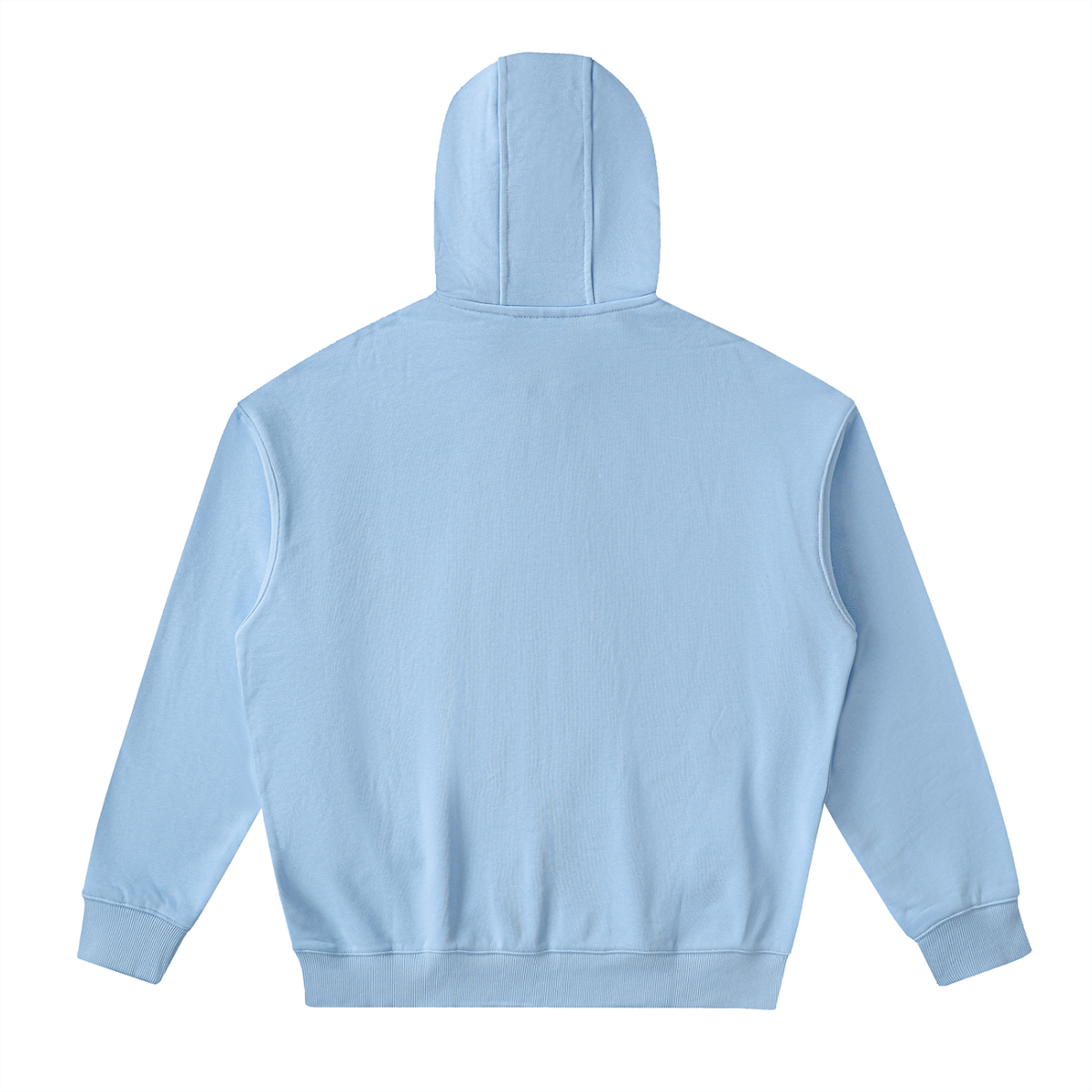 Veste zippée à capuche coton – Teddy – coloris bleu ciel