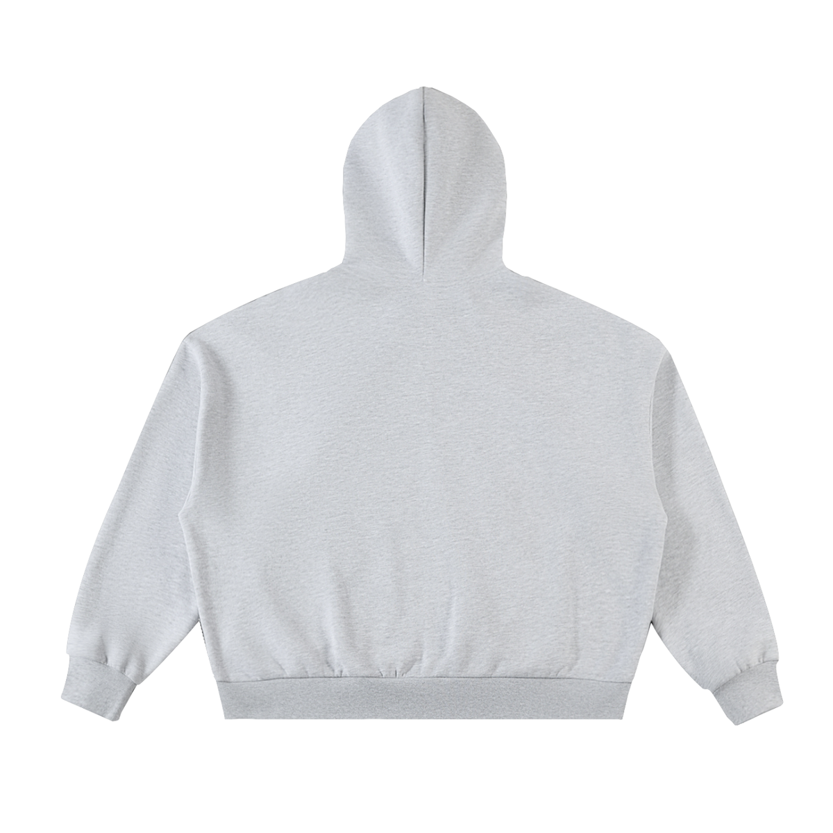 Veste zippée boxy extra-épaisse – Teddy – coloris gris chiné