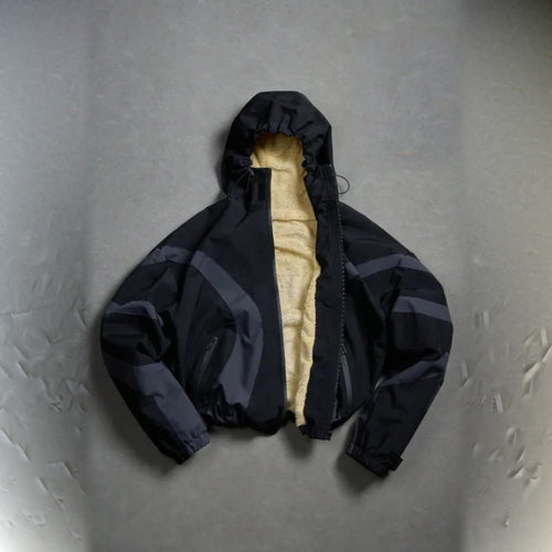 Apex Fleece-Lined Jacket – noir / gris