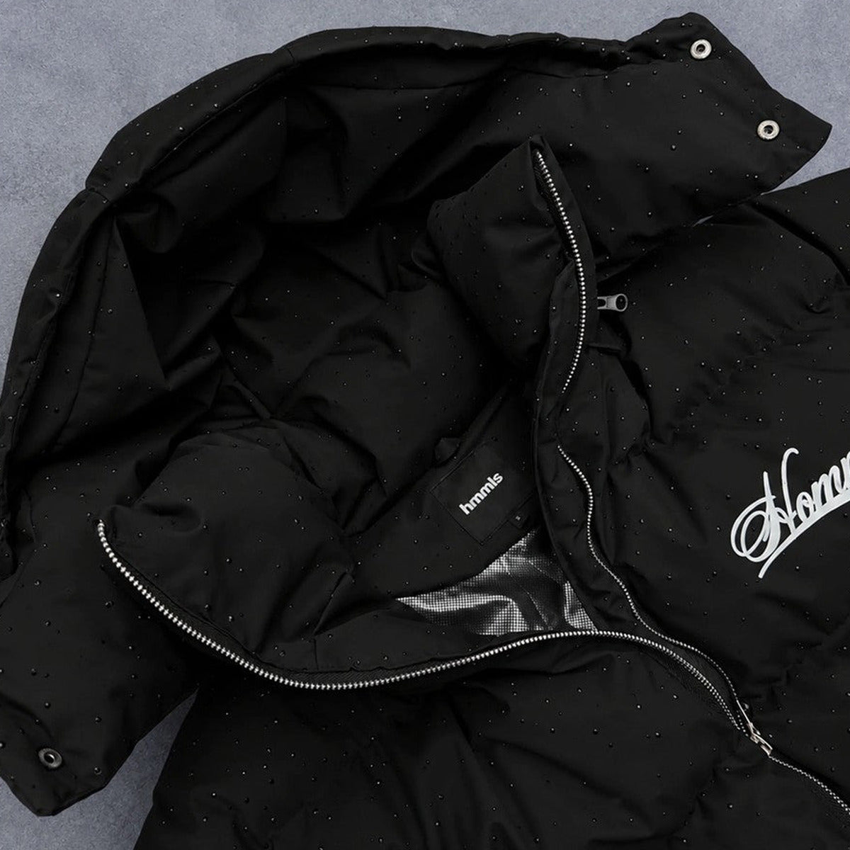 Apex Script Puffer Jacket – noir