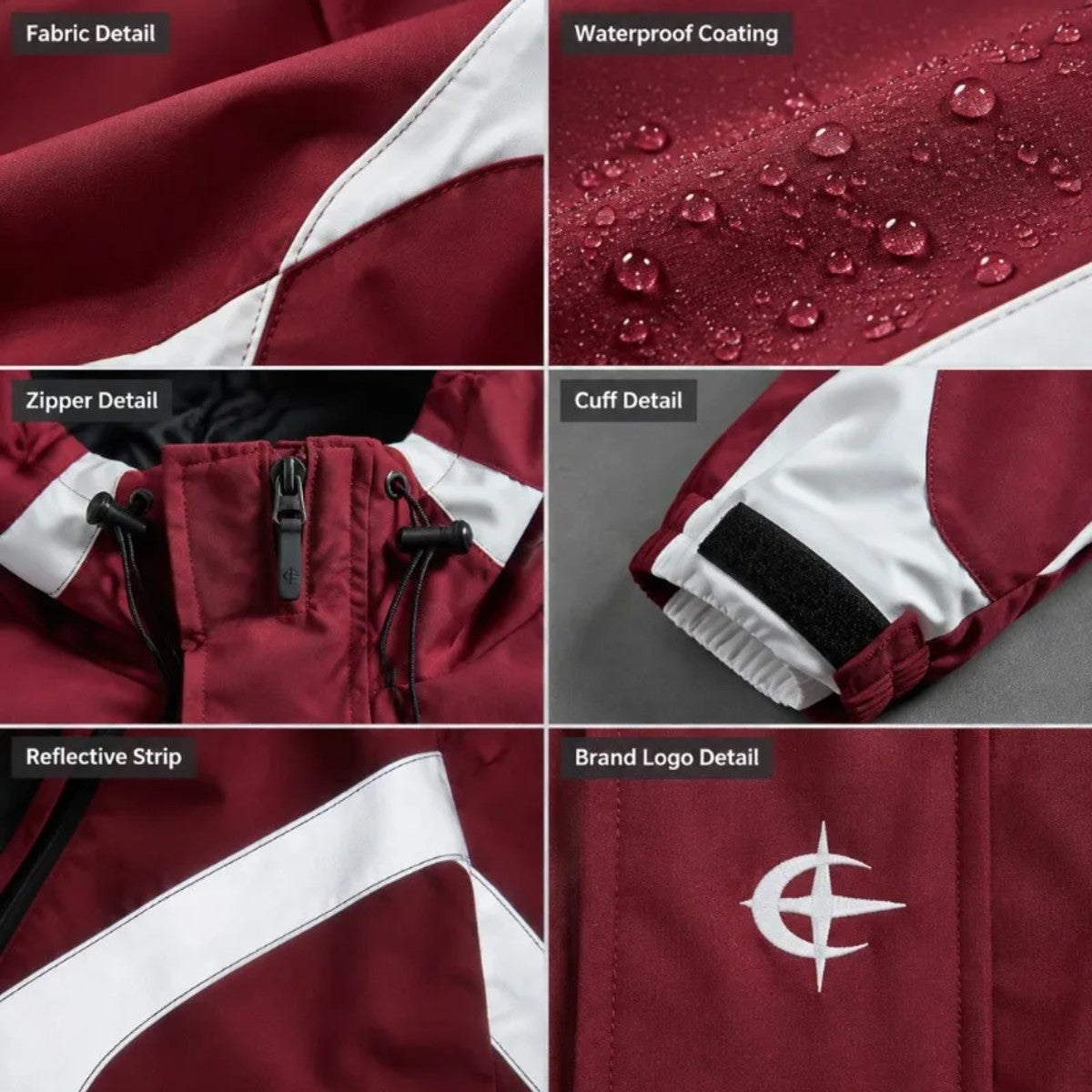Apex Wave Jacket – bordeaux