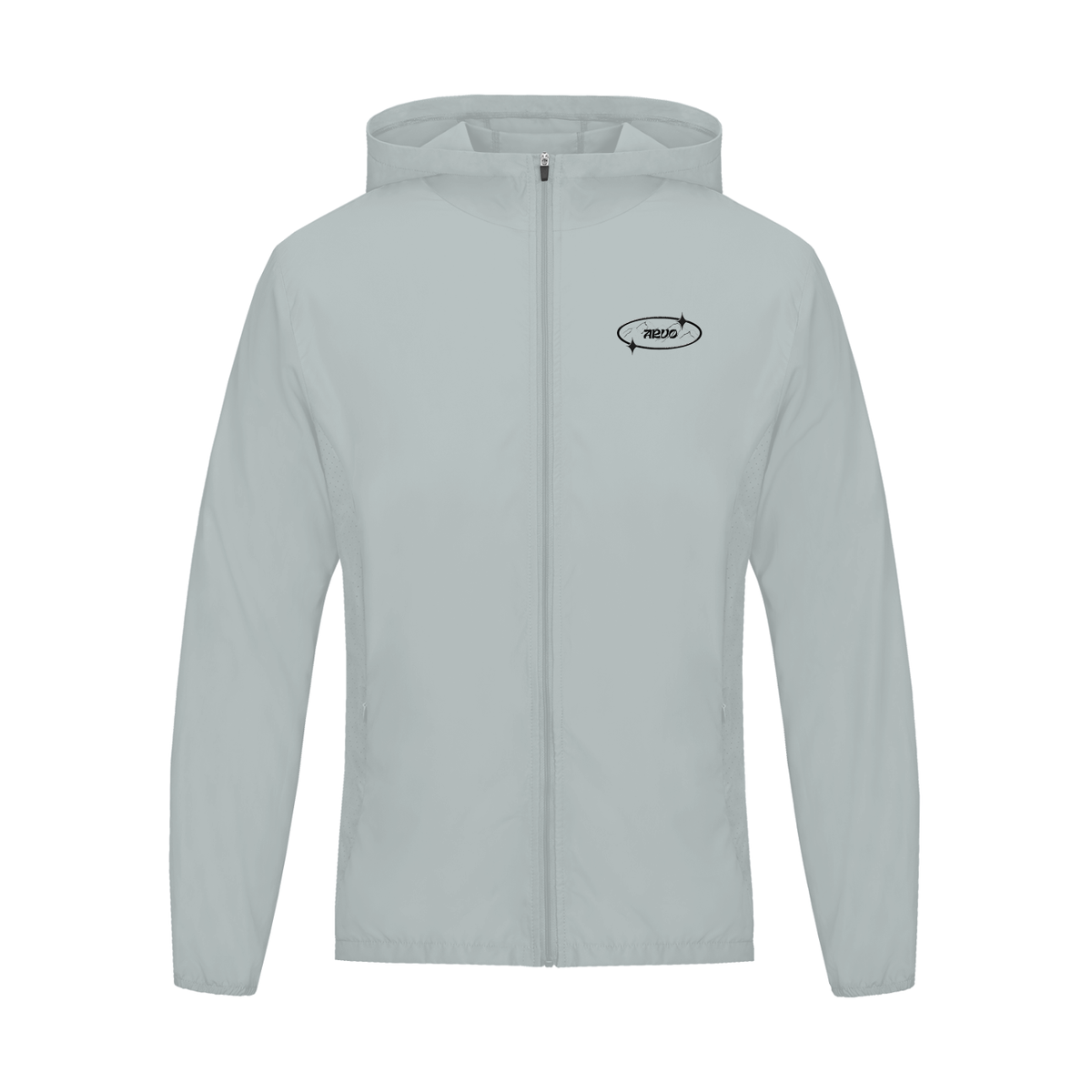 Veste légère à capuche – Arvo – coloris gris clair