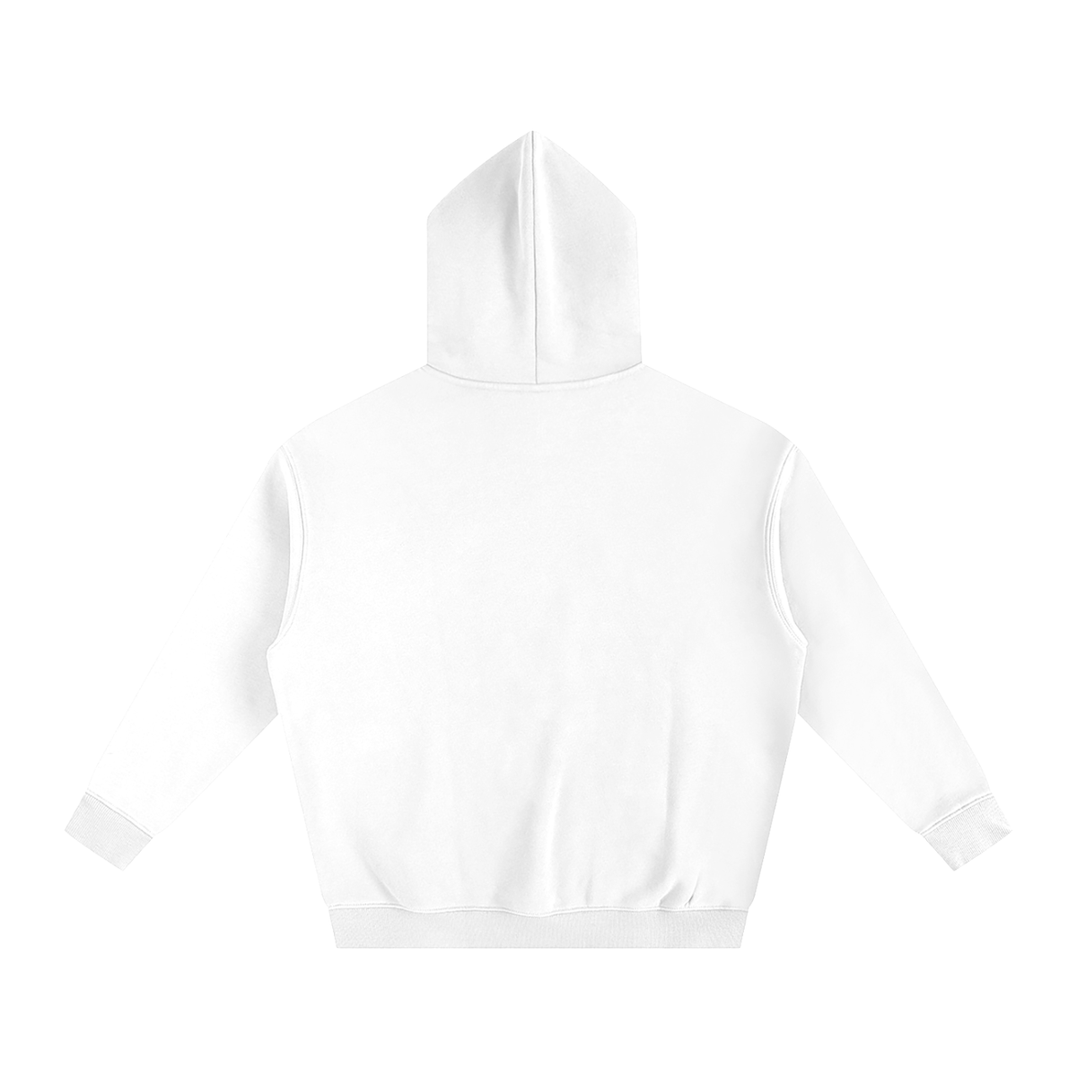 Sweat à capuche oversize molletonné – Arvo – coloris blanc