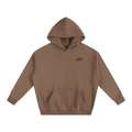 Sweat à capuche oversize molletonné – Arvo – coloris marron