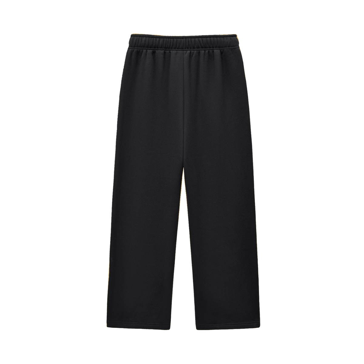 Jogging molletonné à surpiqûres – coloris noir