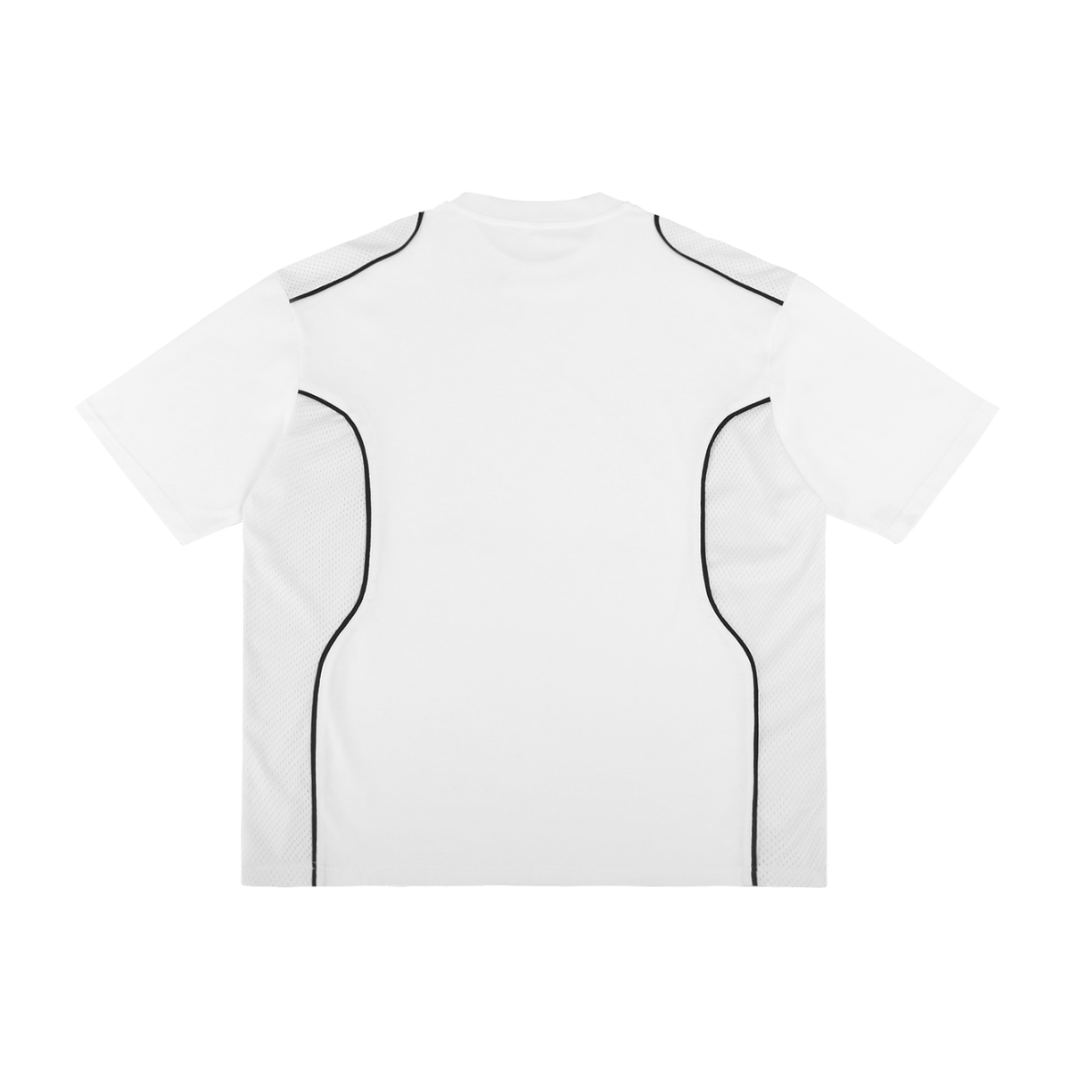T-shirt à passepoils contrastés – Arvo – coloris blanc