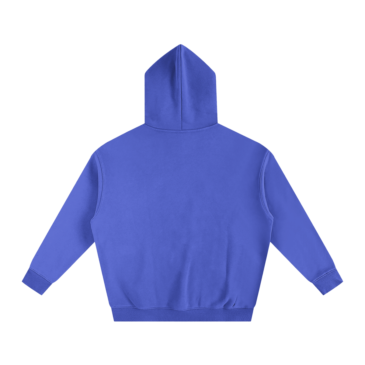 Sweat à capuche oversize molletonné – Arvo – coloris bleu Klein