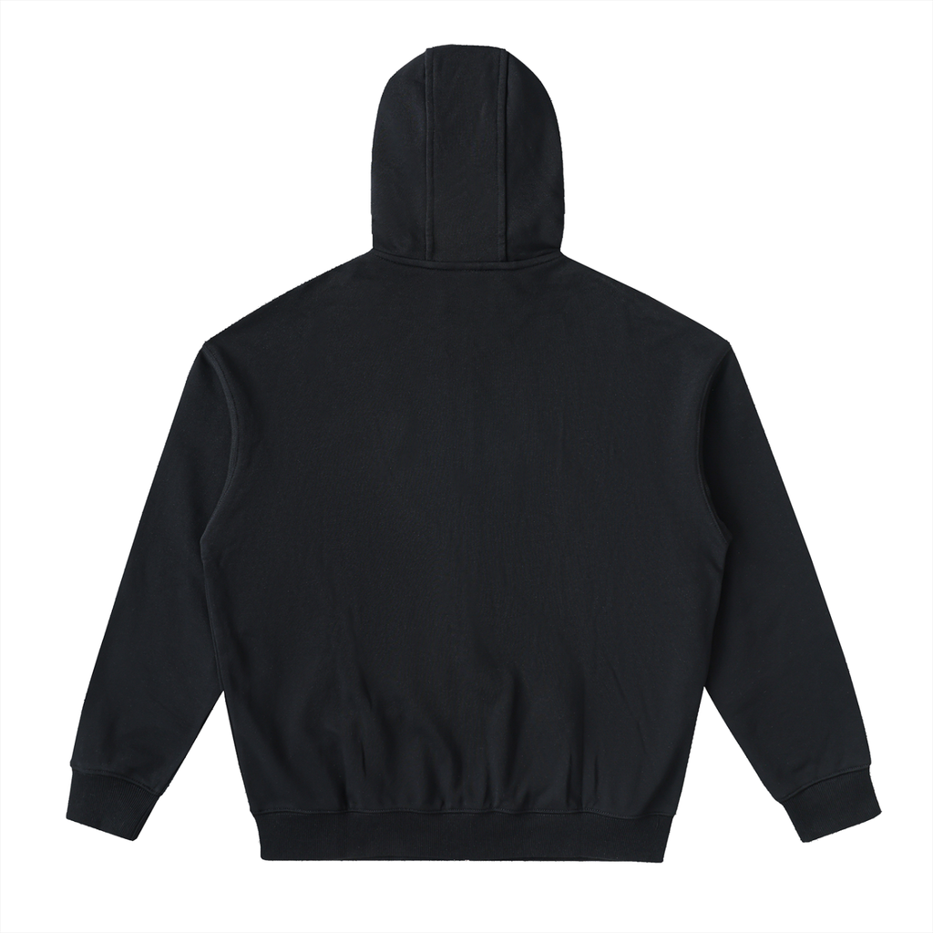 Veste zippée à capuche coton – Teddy – coloris noir
