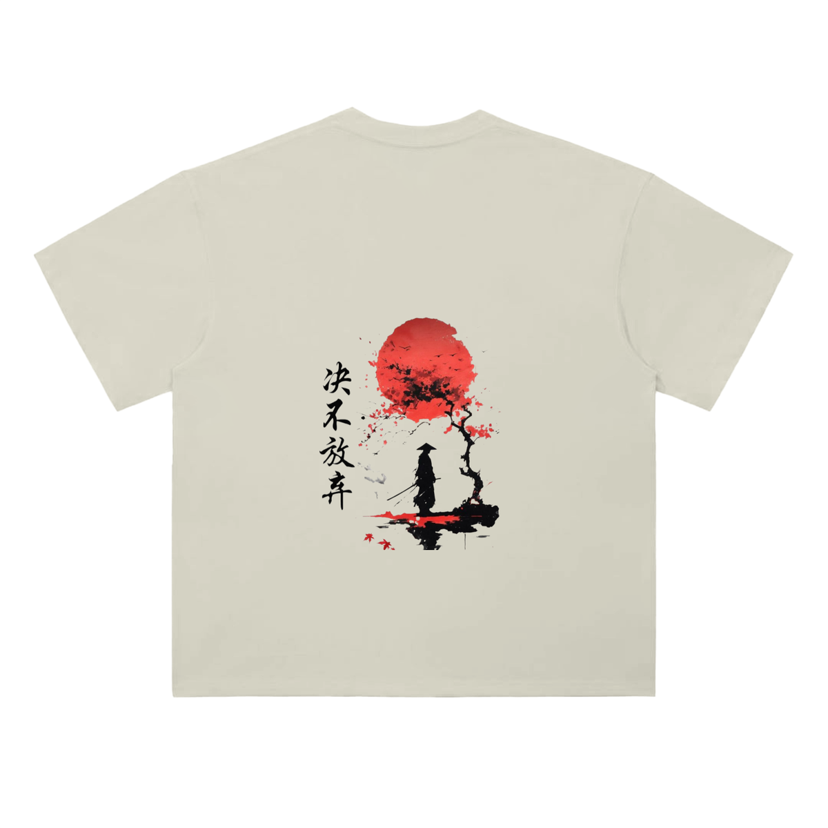 T-shirt épais 300 g/m² – Samouraï – coloris beige lait